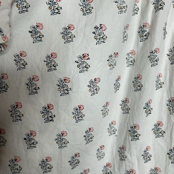 Doen Top Tunic XL Stanton Floral  Balloon Sleeves Ruffle Mini Dress - Picture 8 of 11